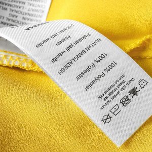 Textile labels on sale